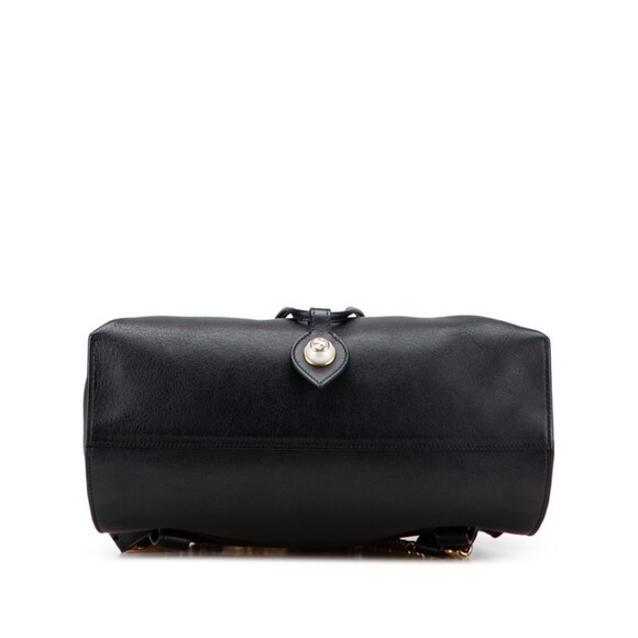 GUCCI Authentic Black Leather Backpack